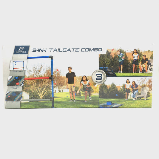 3-in-1 Tailgate Combo Ladder Ball Bean Bag Washer Toss